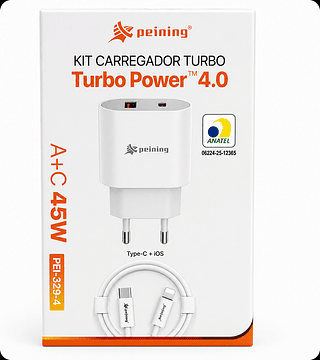 PEINING - CARREGADOR TURBO 45W