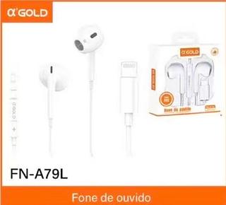 AGOLD - FONE DE OUVIDO COM FIO IOS