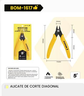 alicate de corte diagonal