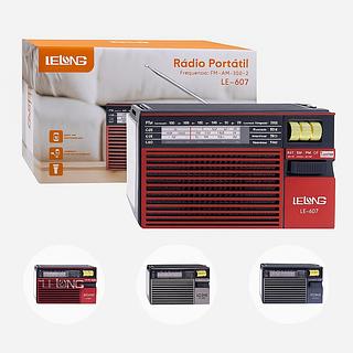 LELONG - RADIO PORTATIL FM / AM / SW1-2 - LE-607
