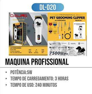 DALING - MAQUINA PROFISSIONAL PET GROOMING CLIPPER DL-D20