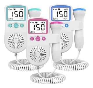 FETAL DOPPLER PORTATIL OUÇA OS BATIMENTOS DO BEBE - JSL-T501