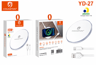HMASTON - CARREGADOR SEM FIO MAGNETICO YD-27