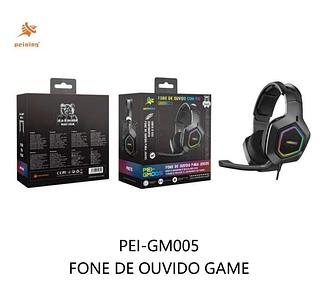 PEINING - FONE HEADSET GAMER COM MICROFONE OVER-EAR GM005