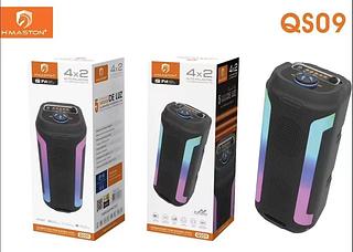 HMASTON - CAIXA DE SOM 4X2 COM USB / BLUETOOTH / RADIO FM- QS09