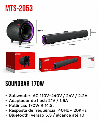 SOM SOUND BAR 170W