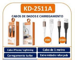 KAIDI - CABO iOS LIGHTNING - KD-2511A