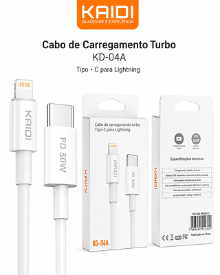 KAIDI - CABO TURBO 2M TC IOS KD-04A