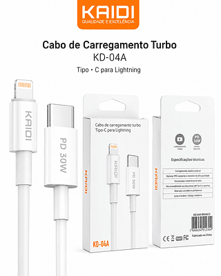 KAIDI - CABO TURBO 2M TC IOS KD-04A