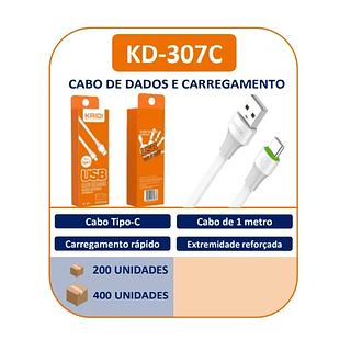 KAIDI - CABO 1M RAPIDO SILICONE TC - KD-307C