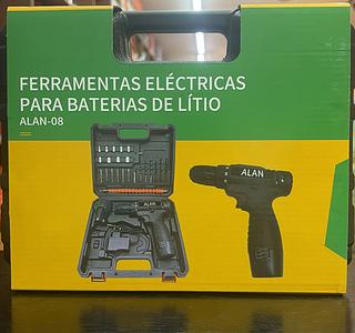 MALETA FURADEIRA/PARAFUSADEIRA ELÉTRICA COM BATERIA DE LÍTIO