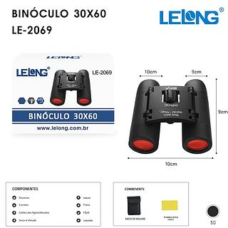 LELONG - BINOCULO 30X60 - LE-2069