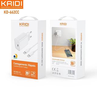 KAIDI - CARREGADOR ENTRADA TC CABO TC TC - KD-662CC