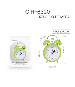 RELOGIO DE MESA