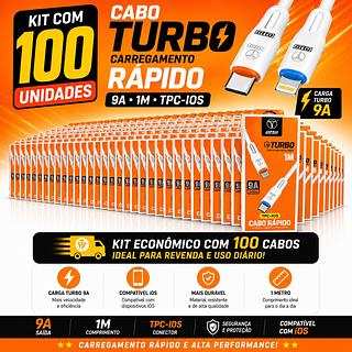KIT 100 - CABO TURBO TC I iOS OTTO 9A 1M