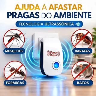 REPELENTE ELETRONICO ULTRASSONICO DE TOMADA