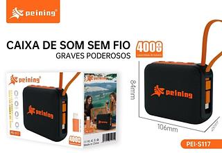 PEINING - CAIXA DE SOM E POWER BANK - PEI-S117