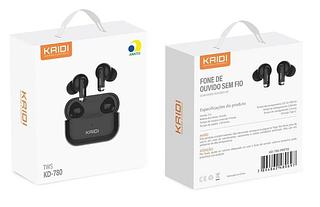 KAIDI - FONE SEM FIO TWS BT 5.4