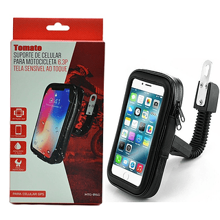 TOMATE - SUPORTE DE CELULAR MOTO CAPA IMPERMEAVEL A PROVA D'AGUA - MTG-016A | LE-076