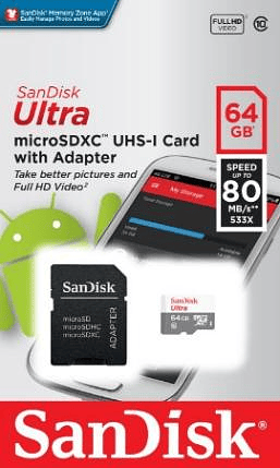 SANDISK - C.MEMORIA 64GB