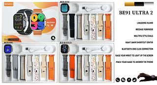 SMARTWATCH RELOGIO BE91 ULTRA - 7 PULSEIRAS