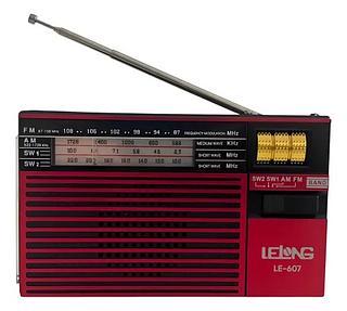 LELONG - RADIO PORTATIL FM / AM / SW1-2 - LE-607