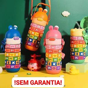 GARRAFA INFANTIL TERMICA TABUADA 430ML - SEM GARANTIA