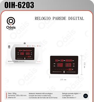 RELOGIO D PAREDE DIGITAL