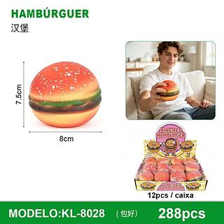 SQUISHY DE HAMBURGUER/BOX COM 12