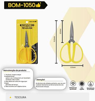 BOMVINK - TESOURA COM PONTA - BOM-1050