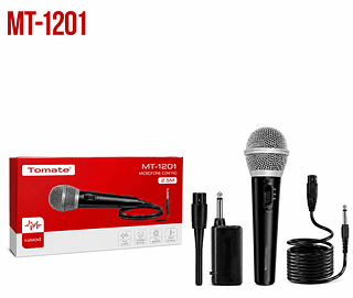 TOMATE - MICROFONE COM/SEM FIO 2.4G