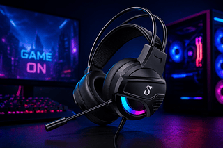 FONE/HEADSET GAMER RGB COM MICROFONE