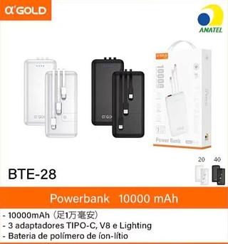 AGOLD - PORTATIL POWER BANK 10000 mAh