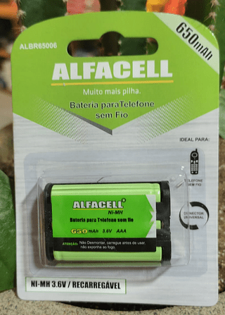 ALFACELL - BATERIA PARA TELEFONE SEM FIO 600mAH - ALBR65006