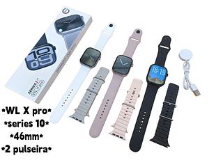SMARTWATCH RELOGIO WL X PRO COM 2 PULSEIRAS