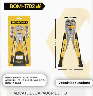 BOMVINK - ALICATE DECAPADOR DE FIO - BOM-1702