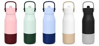 GARRAFA INOX TERMICA COM BORRACHA 650ML *SEM GARANTIA*
