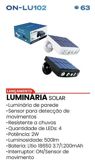 LUMINARIA SOLAR - ON-LU102