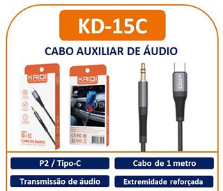 KAIDI - CABO AUXILIAR P2 TC - KD-15C