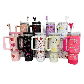 GARRAFA TERMICA 1250ML ESTAMPADA LOVE ♡