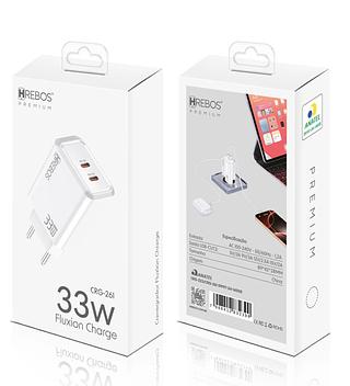 FONTE FLUXION CHARGE 33W USB-C