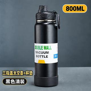 CAIXA FECHADA - GARRAFA 800ML COM BORRACHA PRETA