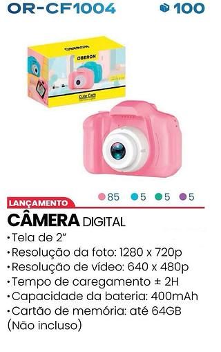CAMERA DIGITAL INFANTIL TELA 2" OR-CF1004