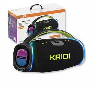 KAIDI - CAIXA DE SOM BLUETOOTH 300W IPX6