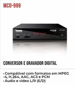 CONVERSOR E GRAVADOR DIGITAL