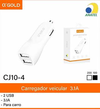 AGOLD - FONTE VEICULAR 2 USB