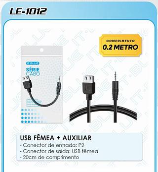 CABO P2 + USB FEMEA