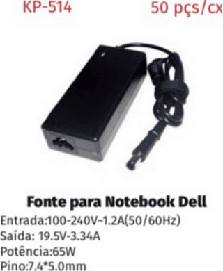FONTE PARA NOTEBOOK DELL - KP-514