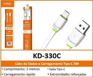 KAIDI - CABO 3M TC - KD-330C