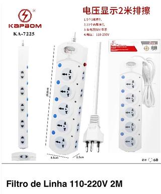 REGUA COM 16 TOMADAS